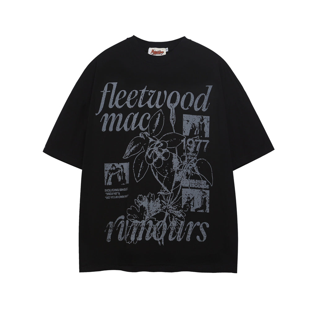 vintage printed short sleeves