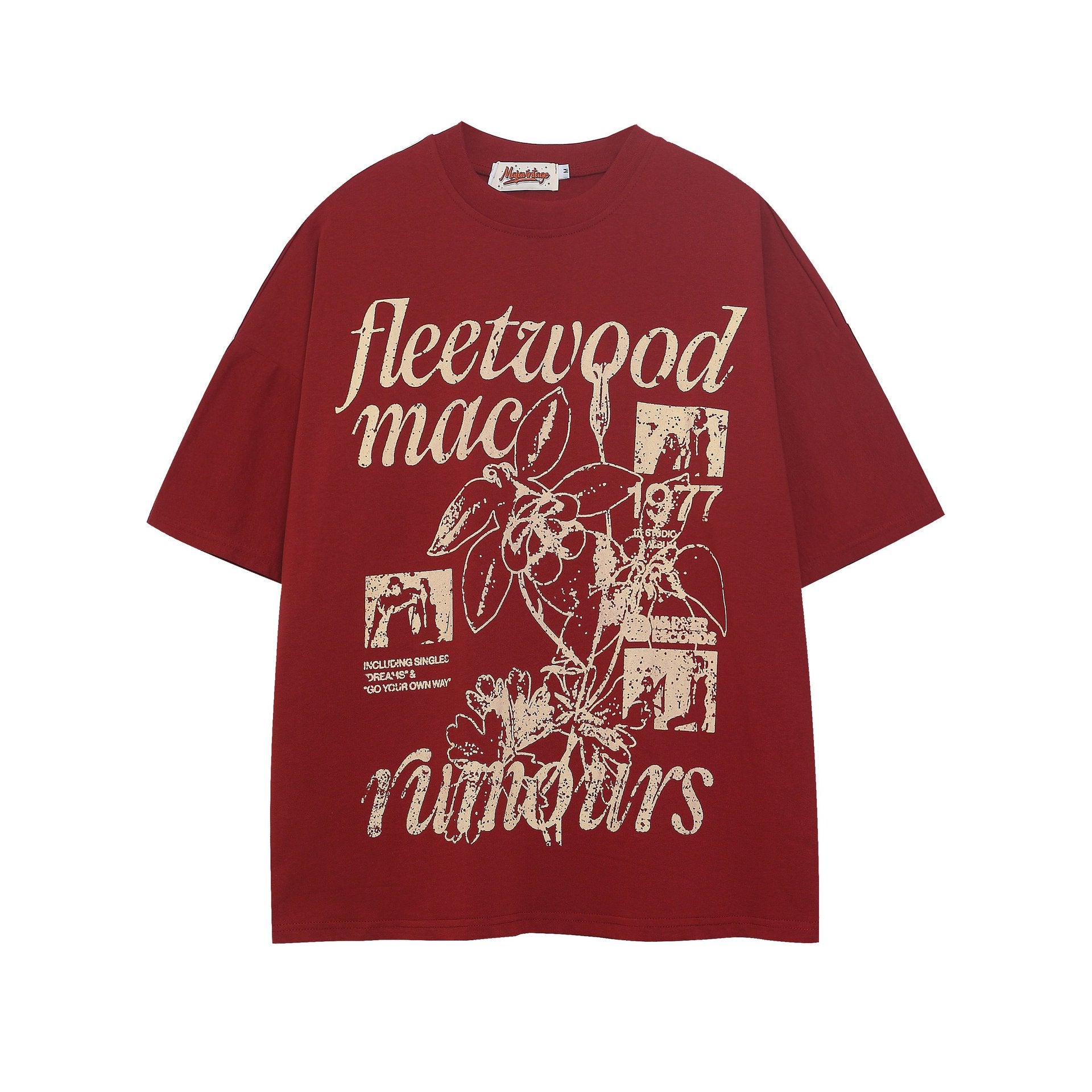 vintage printed short sleeves