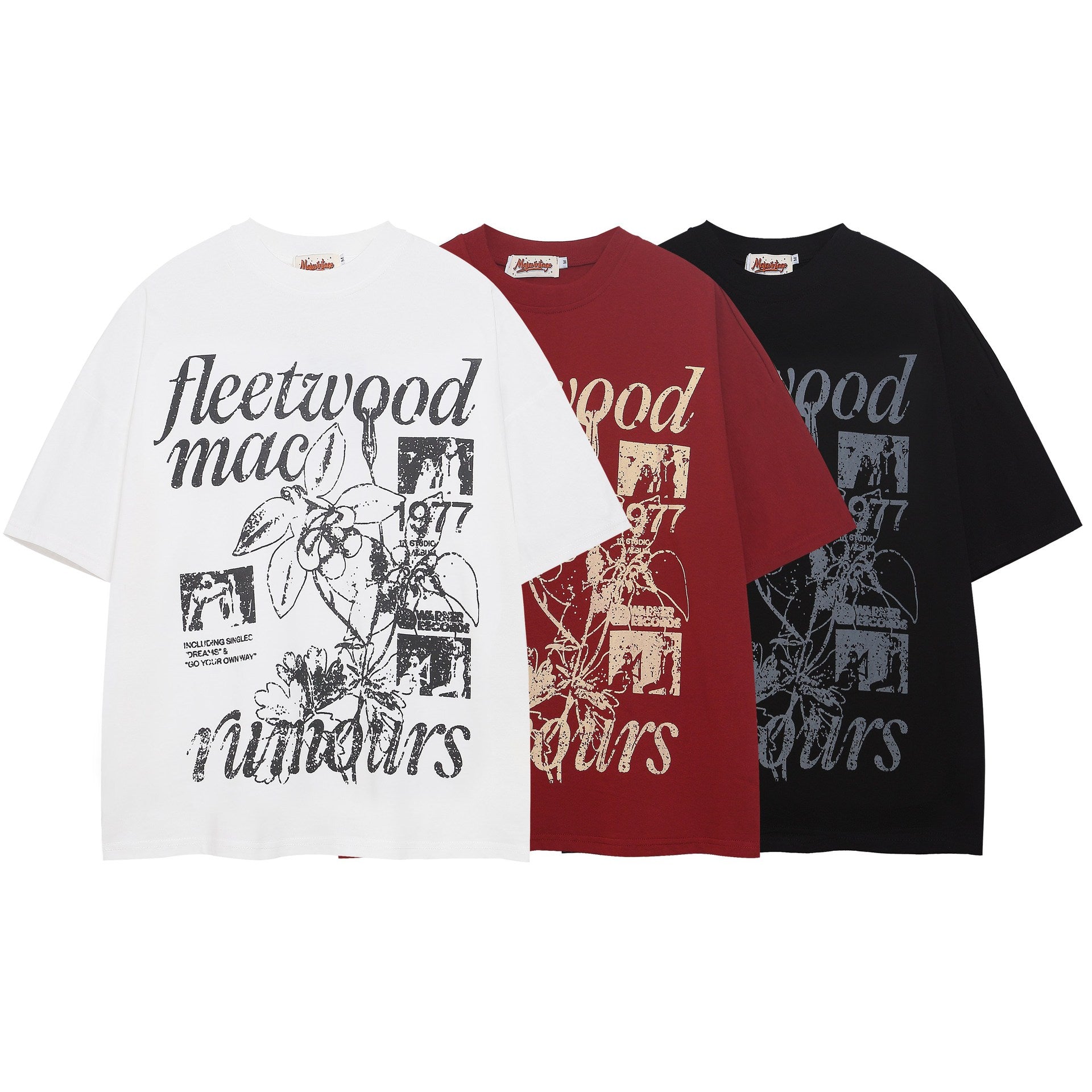 vintage printed short sleeves