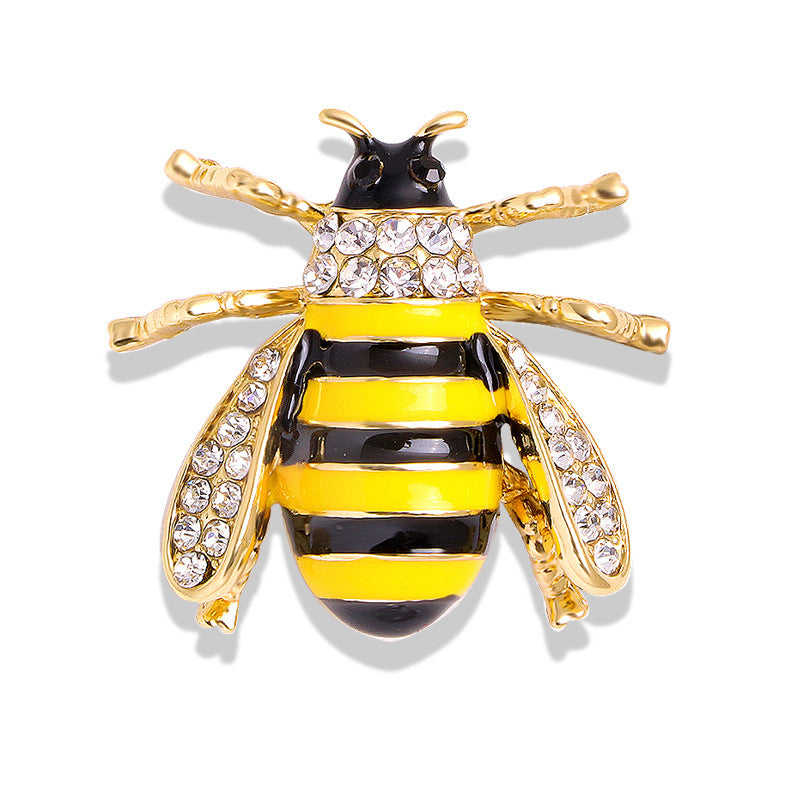 Insect pin anti slip buckle brooch