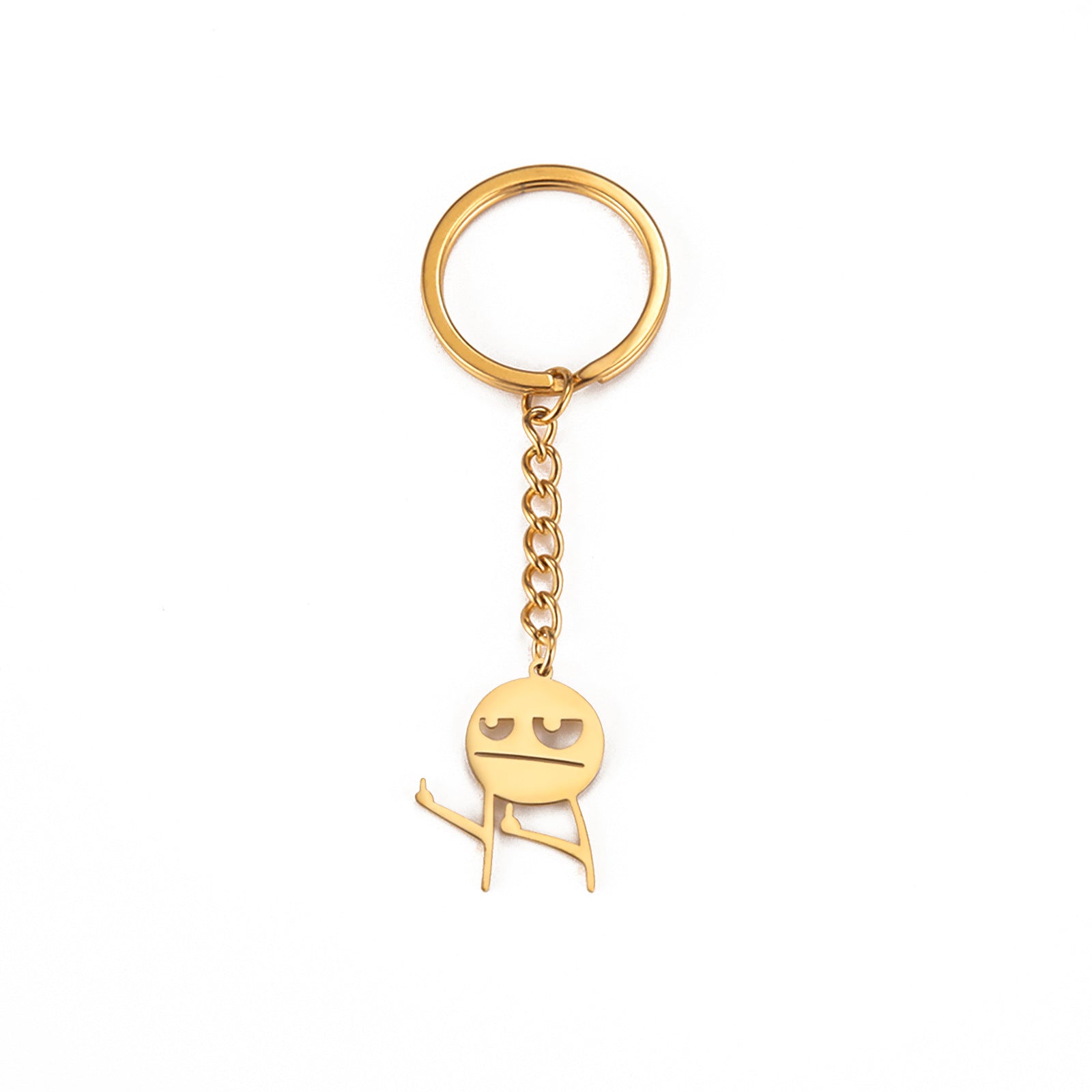 Pendant keychain stainless steel schoolbag keychain car key