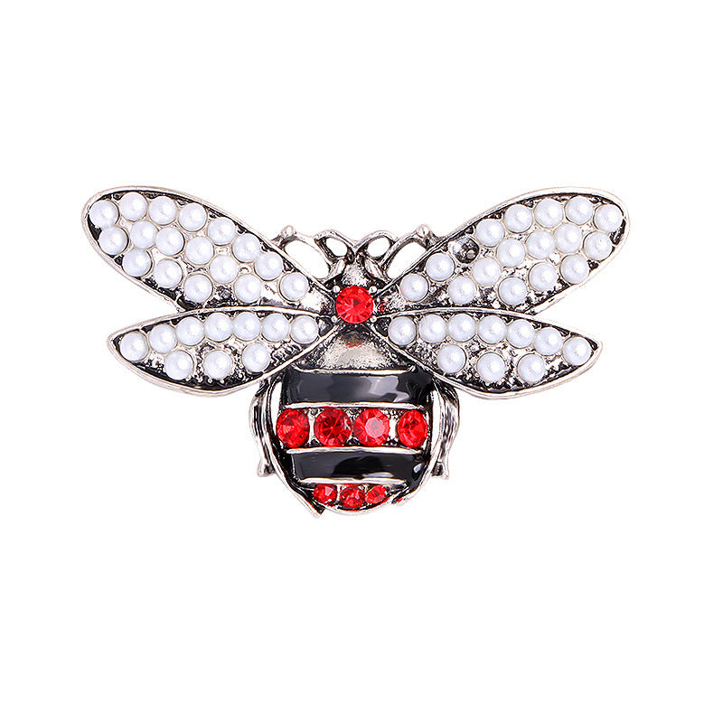 Insect pin anti slip buckle brooch
