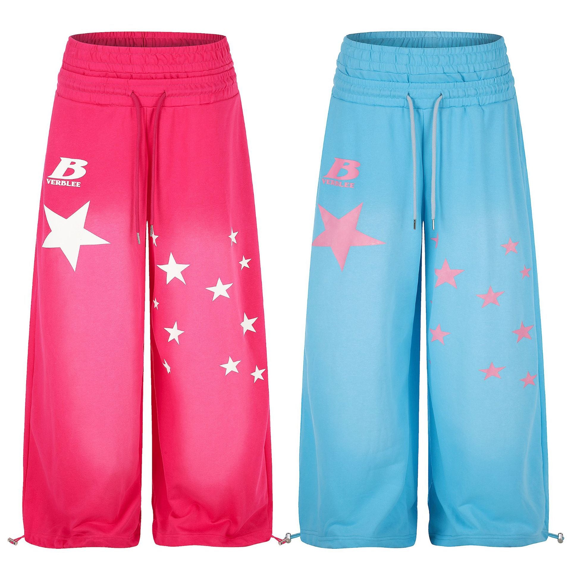 Gradient Star Print Sweatpants