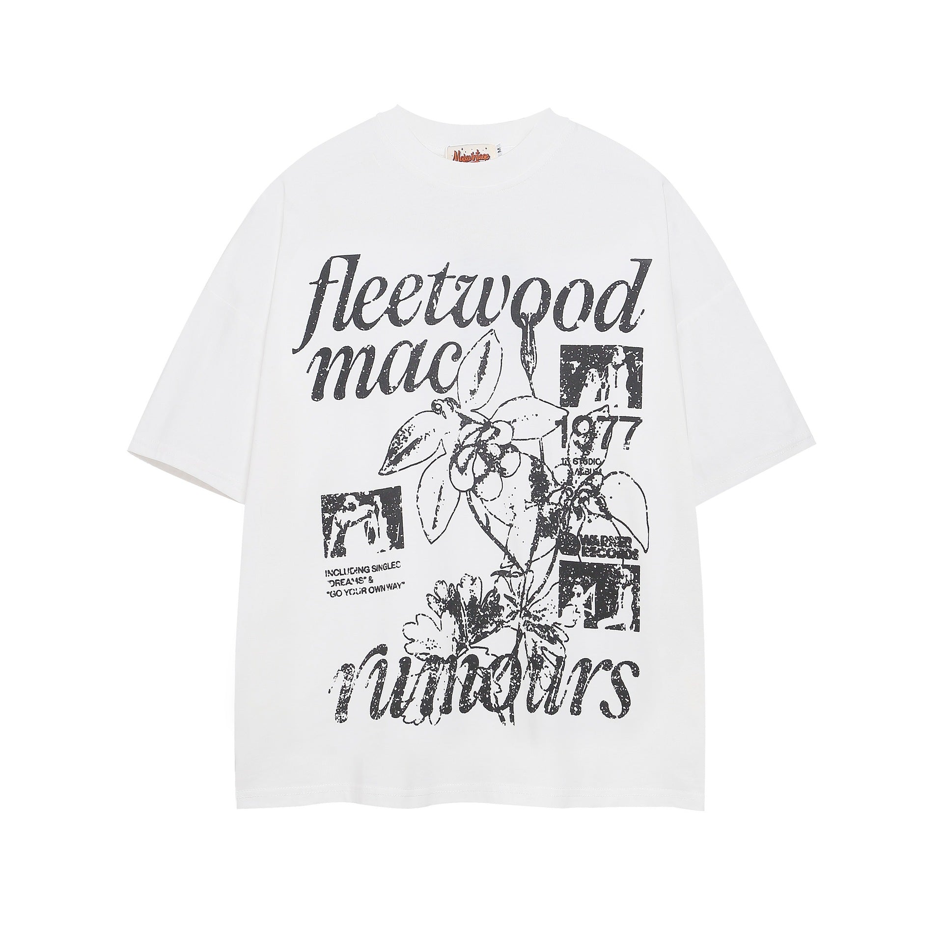 vintage printed short sleeves