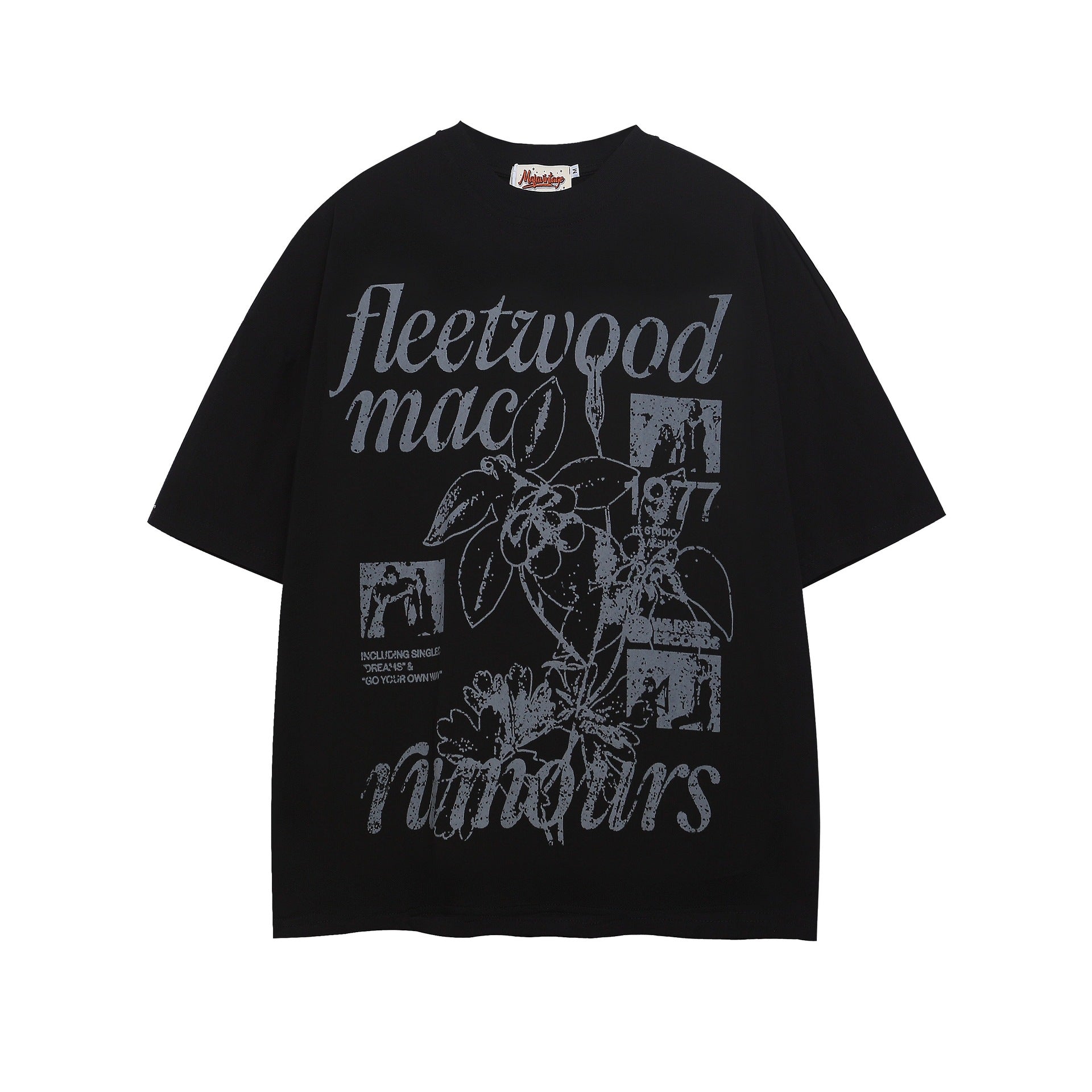 vintage printed short sleeves