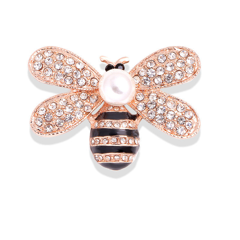 Insect pin anti slip buckle brooch