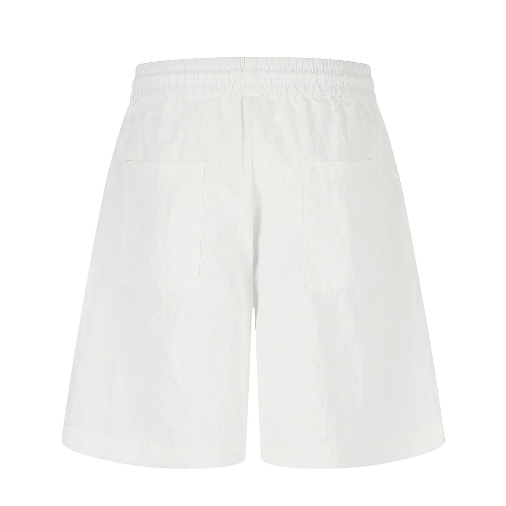 Shell Print Quick-Dry Shorts , Loose Fit Versatile Cool-Feeling Casual Five-Panel Pants