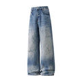 Gradient washed denim jeans