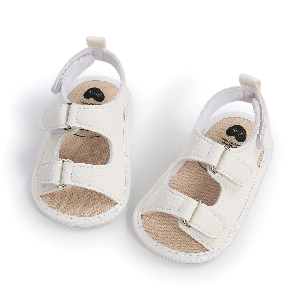 Meckior Baby Shoes Summer Baby Boy Girl Shoes Toddler Flats Sandals Soft Rubber Sole Anti-Slip Bowknot Crib First Walker Shoes