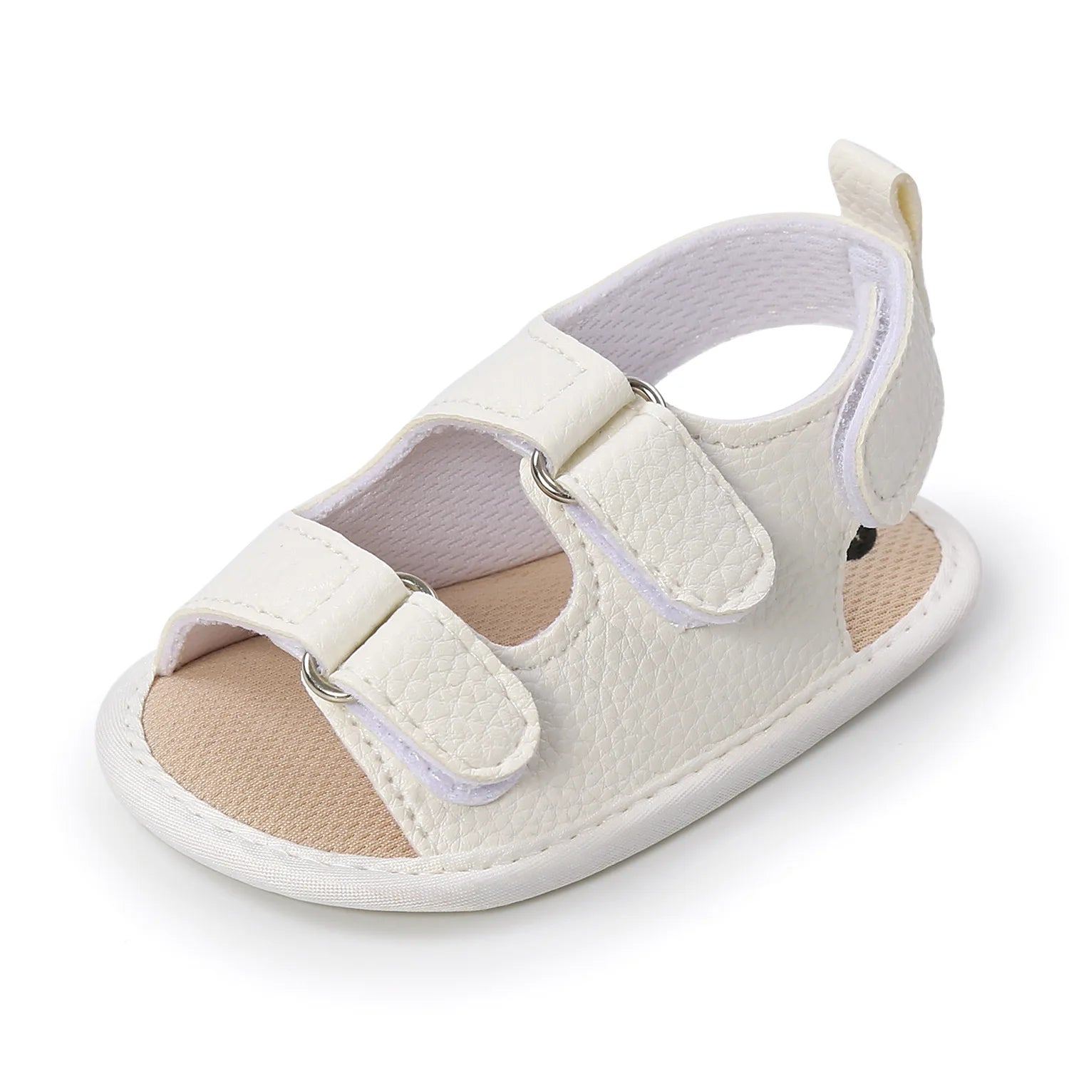 Meckior Baby Shoes Summer Baby Boy Girl Shoes Toddler Flats Sandals Soft Rubber Sole Anti-Slip Bowknot Crib First Walker Shoes