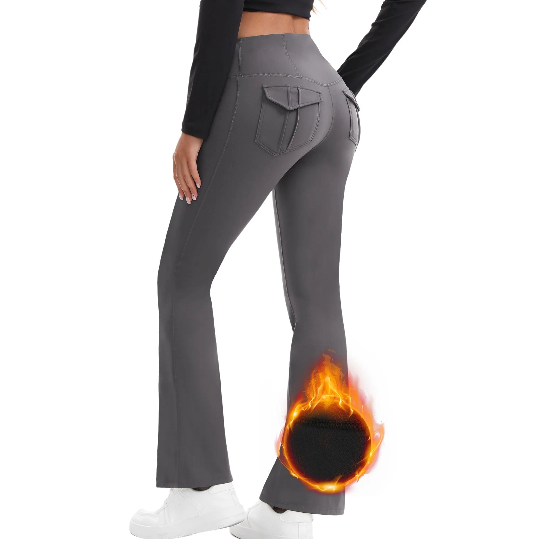 Women's High Waisted Flared Yoga Pants