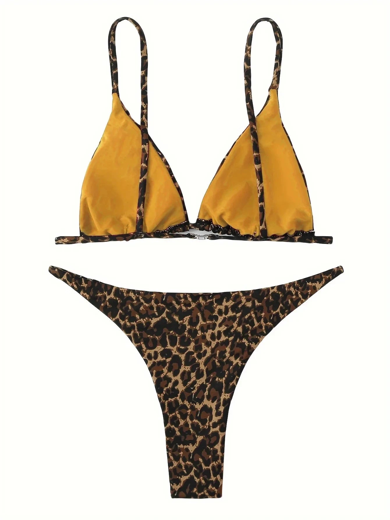 Leopard Print Bikini SwimSuit