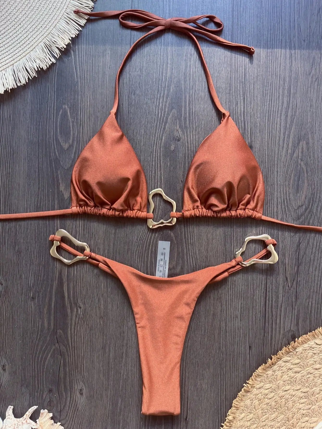 Halter Micro Bikini 2026 Women Swimsuit Solid Swimwear Thong Bikinis Set Brazilian Beach Wear Bathing Suit Biquini Female