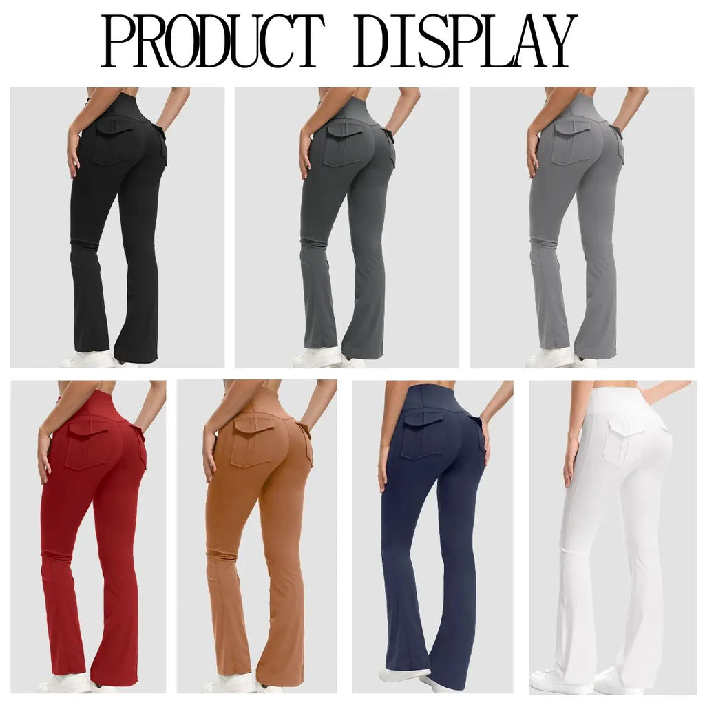 Women's High Waisted Flared Yoga Pants