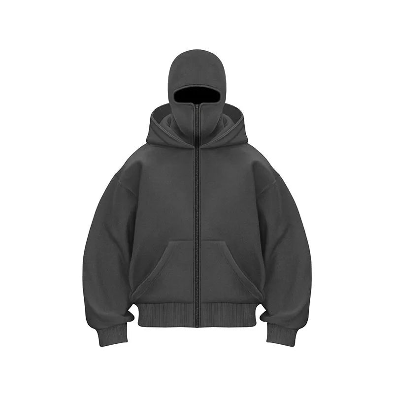 Men's 2n1 Face Thermal + Hooded Sweatshirt