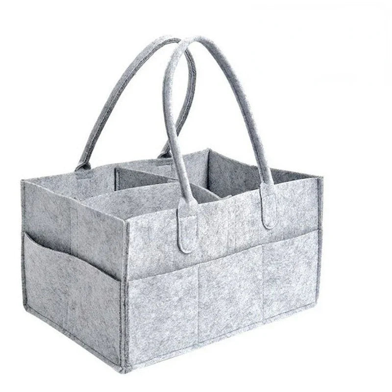 Children's Felt Diaper Storage Bag Baby Miscellaneous Toys Diapers Large Capacity Felt Diaper Bag