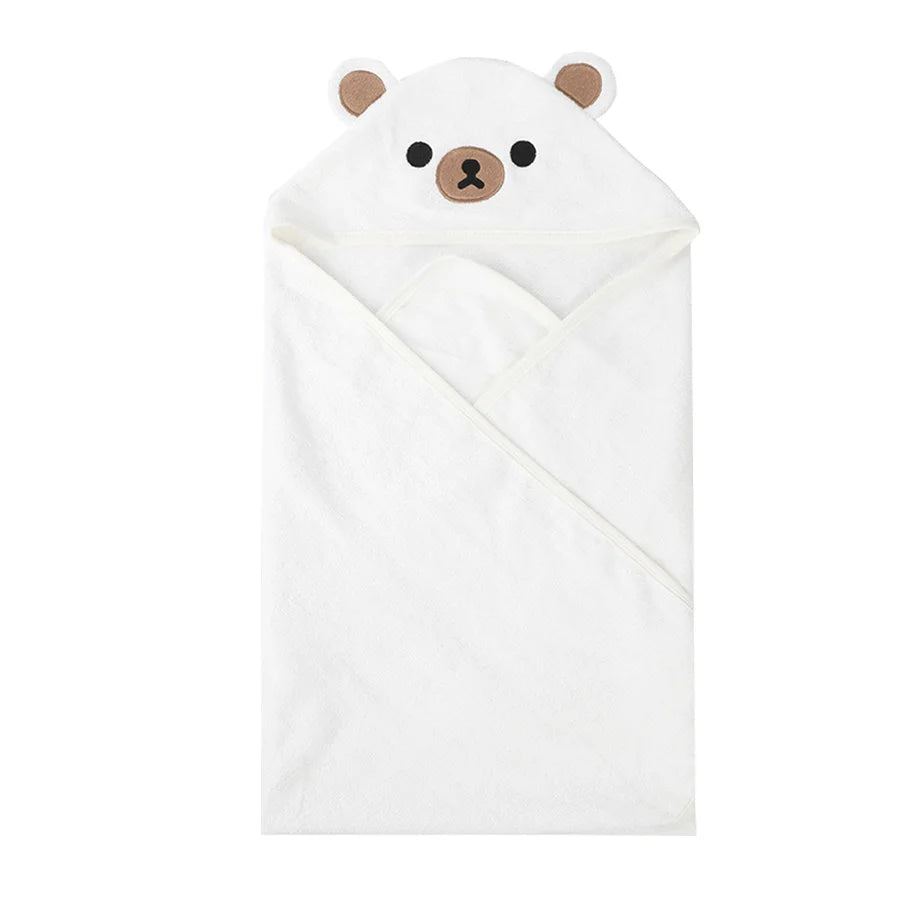 Infant Swaddle Blanket Wrap Baby Bath Towel Kids Bathrobe Fleece Blanket Warm Sleeping Swaddle Wrap for New Born Boys Girls
