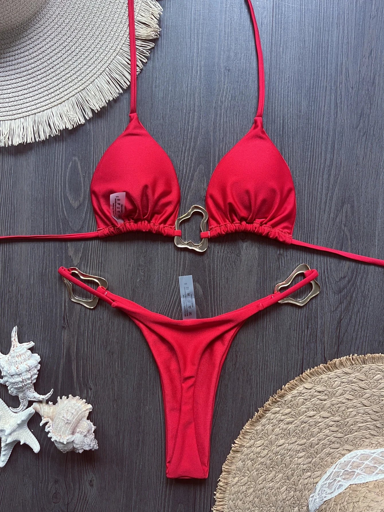 Halter Micro Bikini 2026 Women Swimsuit Solid Swimwear Thong Bikinis Set Brazilian Beach Wear Bathing Suit Biquini Female