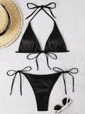 Women's Wrap Around Halter Bikini