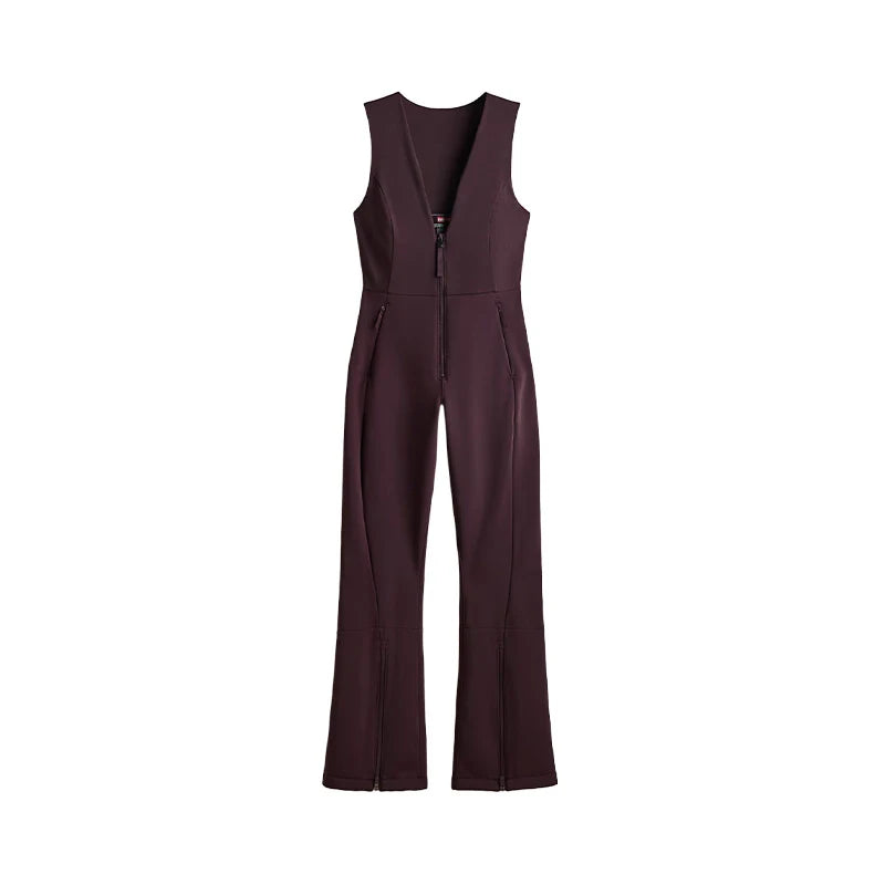 Women's Chic White Hooded Jumpsuit