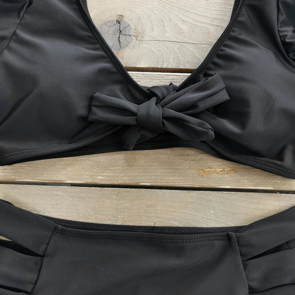 High Waist Ruffled Sexy Bikini Set