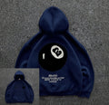 Retro 8-ball oversized hoodie