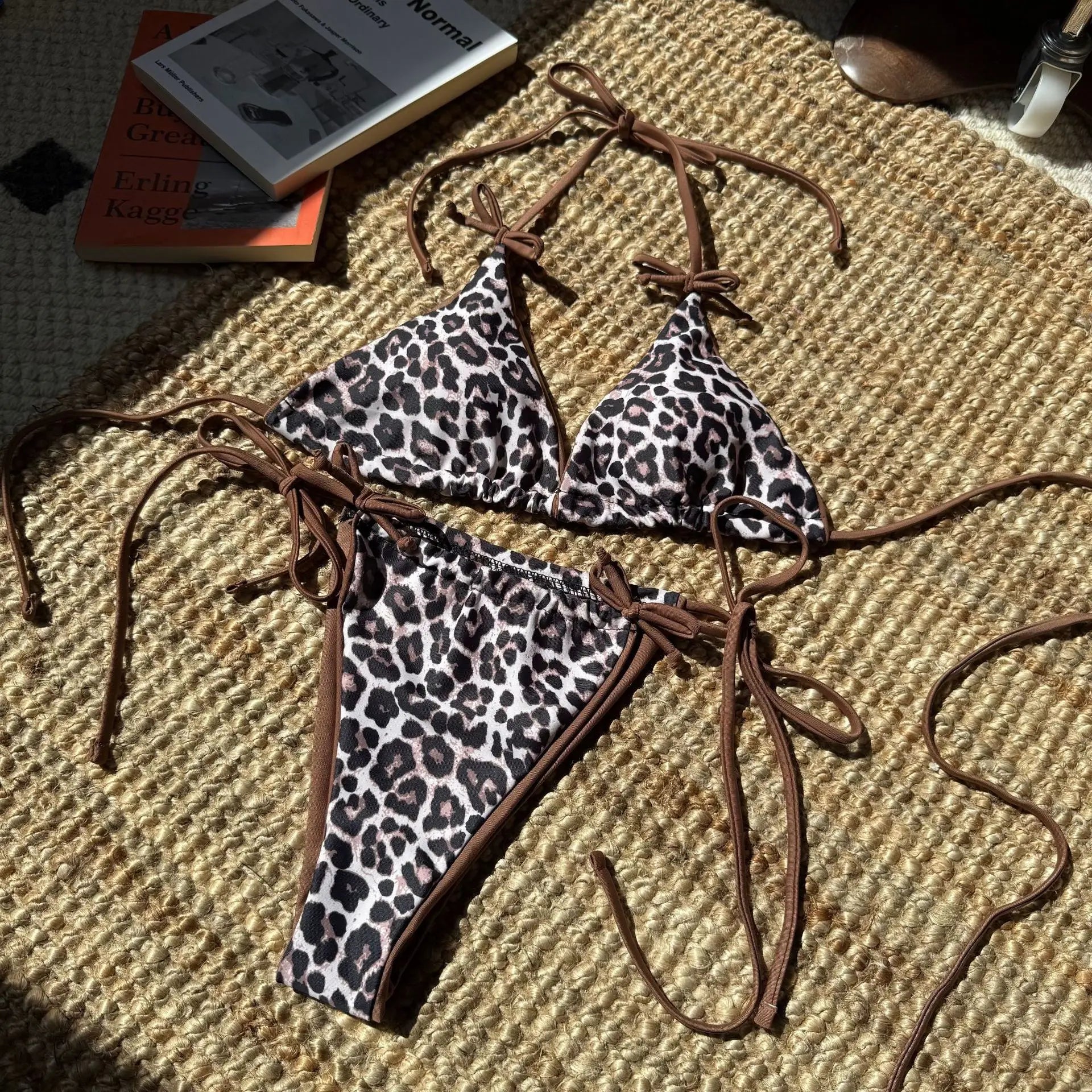 Leopard Print Bikini SwimSuit
