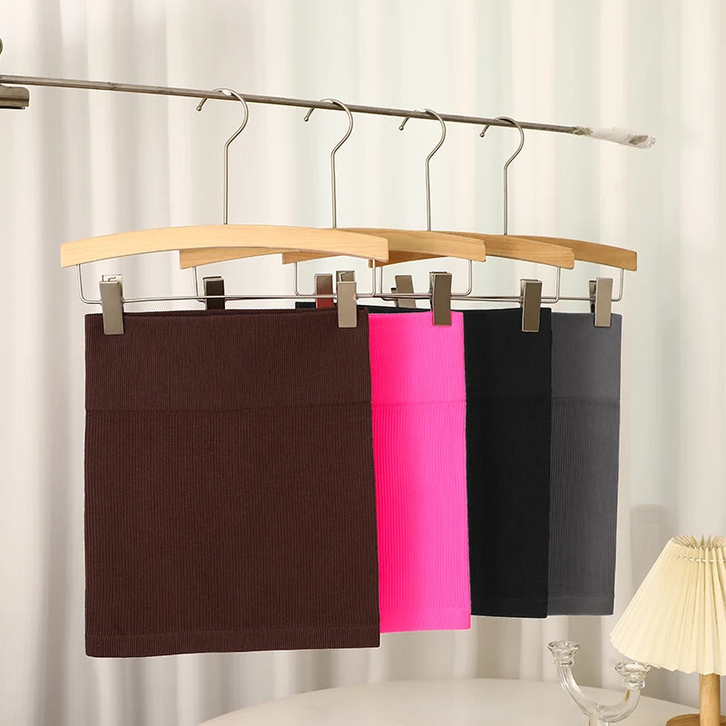 1Pcs Summer High Waist Elastic Mini Skirt