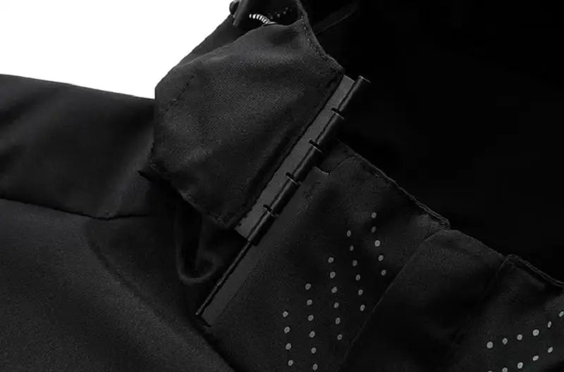 Men's Solid Outdoor Waterproof Raincoat