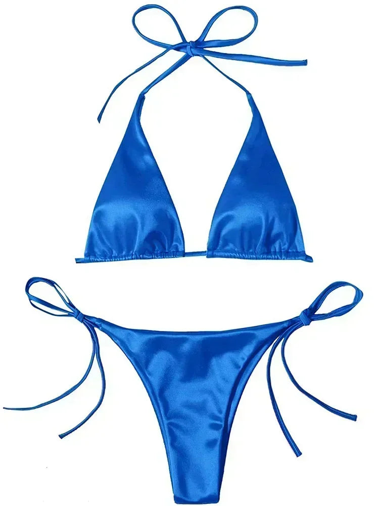 Women's Wrap Around Halter Bikini