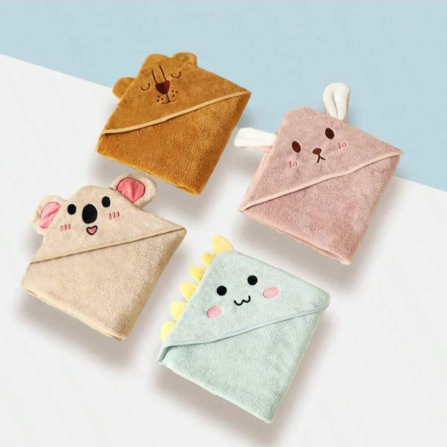 Infant Swaddle Blanket Wrap Baby Bath Towel Kids Bathrobe Fleece Blanket Warm Sleeping Swaddle Wrap for New Born Boys Girls
