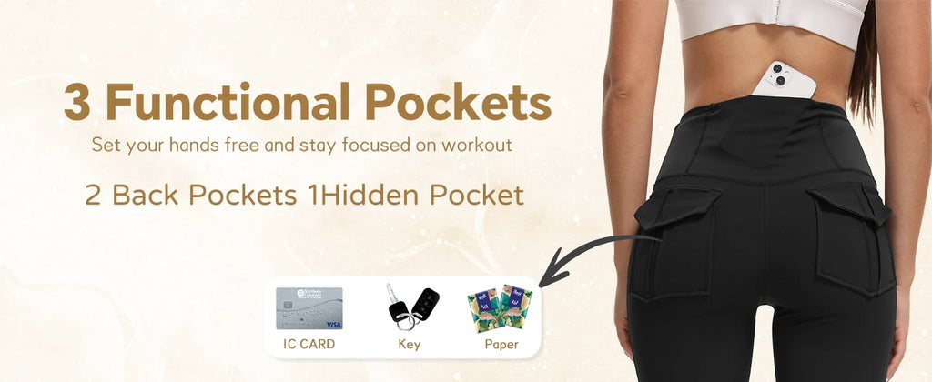 Women's High Waisted Flared Yoga Pants