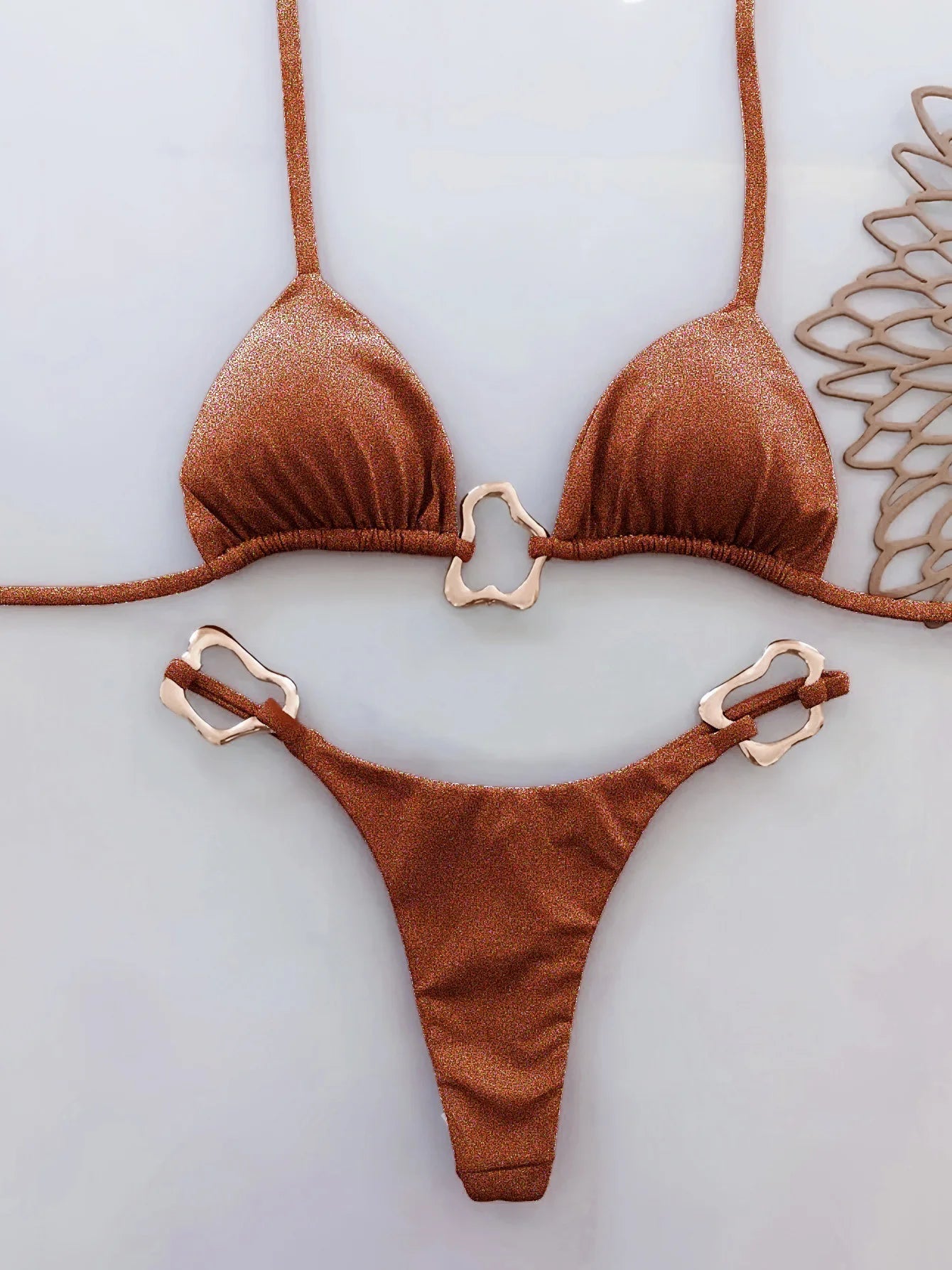 Halter Micro Bikini 2026 Women Swimsuit Solid Swimwear Thong Bikinis Set Brazilian Beach Wear Bathing Suit Biquini Female