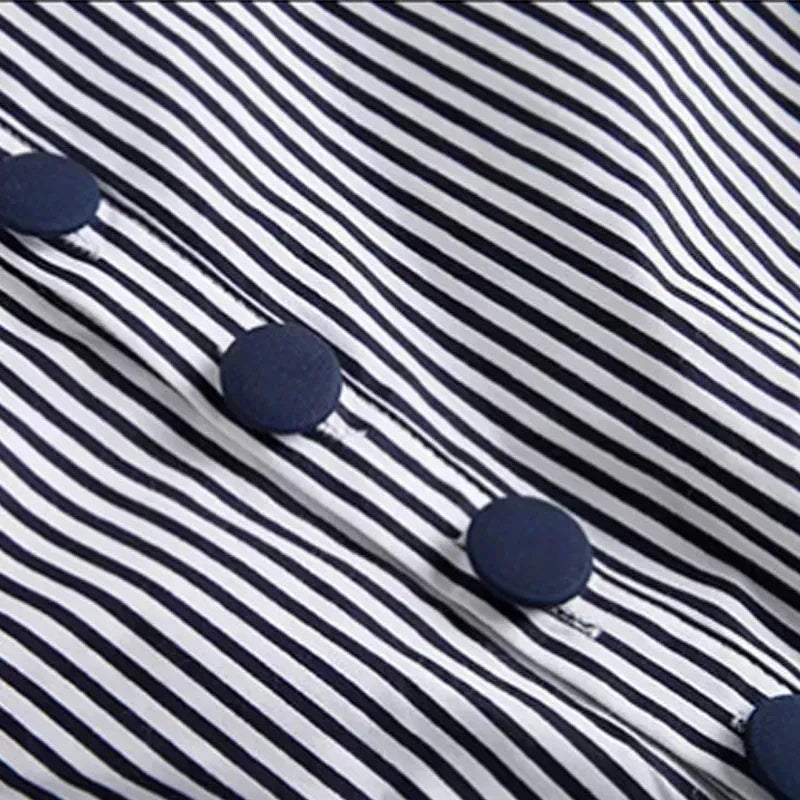 Women's Striped V-Neck Shirt