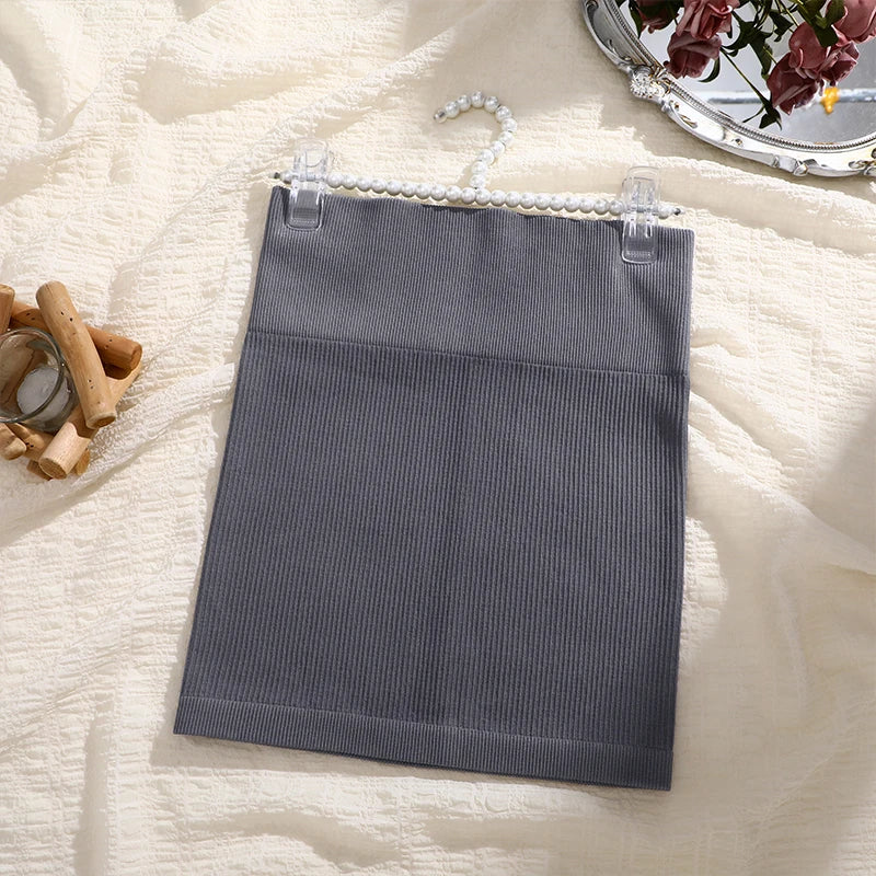 1Pcs Summer High Waist Elastic Mini Skirt