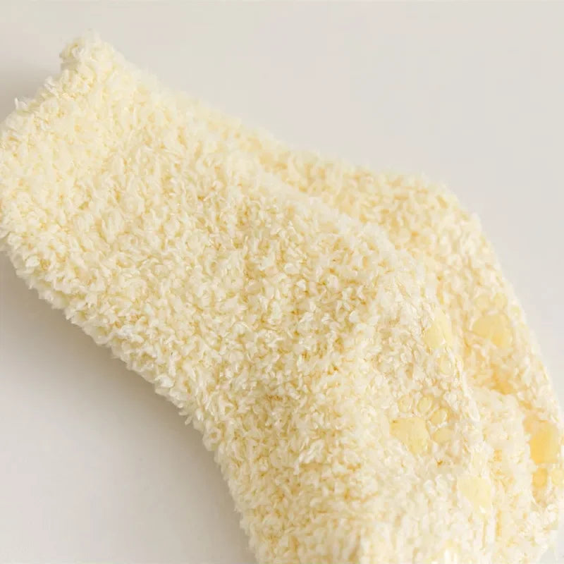 Winter Thick Newborn Socks Coral Fleece Warm Kids Leg Warmers Girls Boys Toddler Soft Baby Autumn Anti-slip Children Plus Stuff