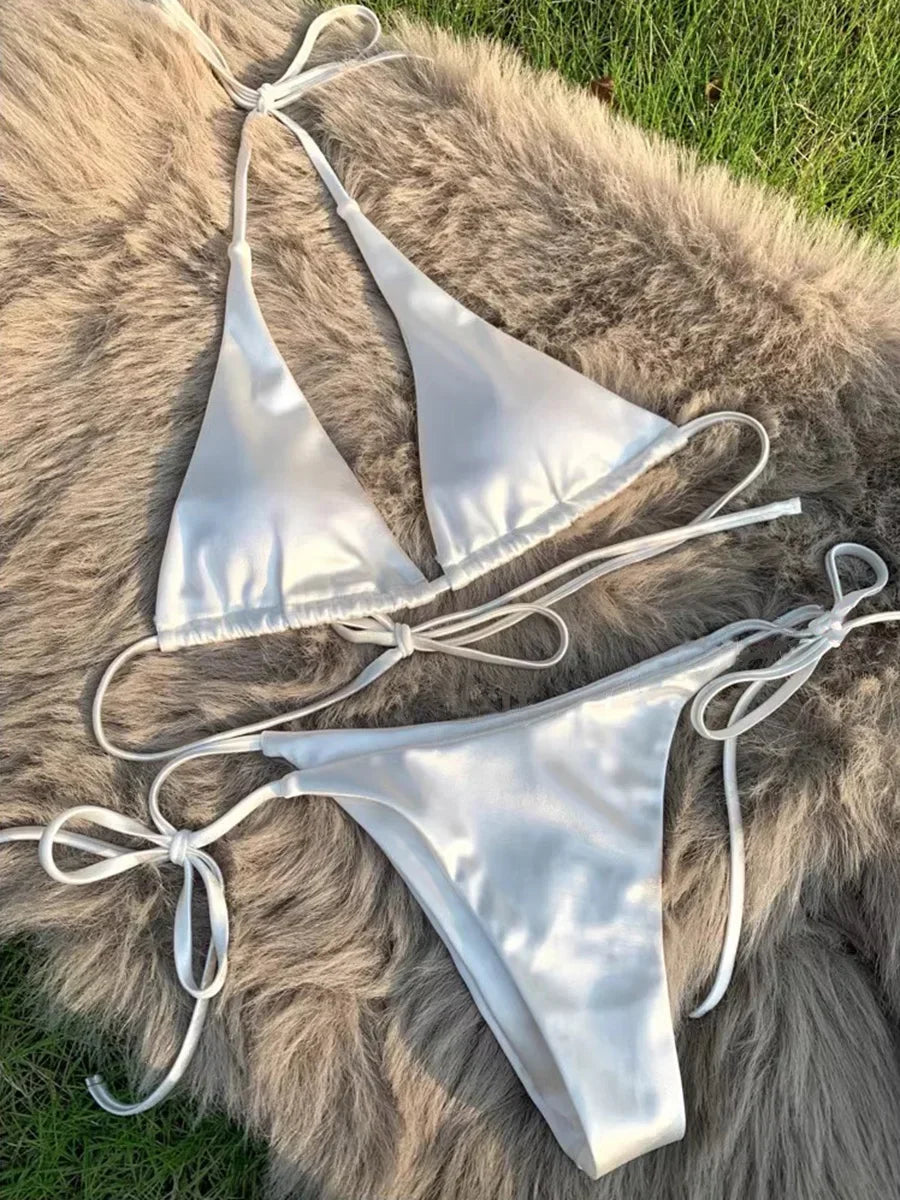 Women's Wrap Around Halter Bikini