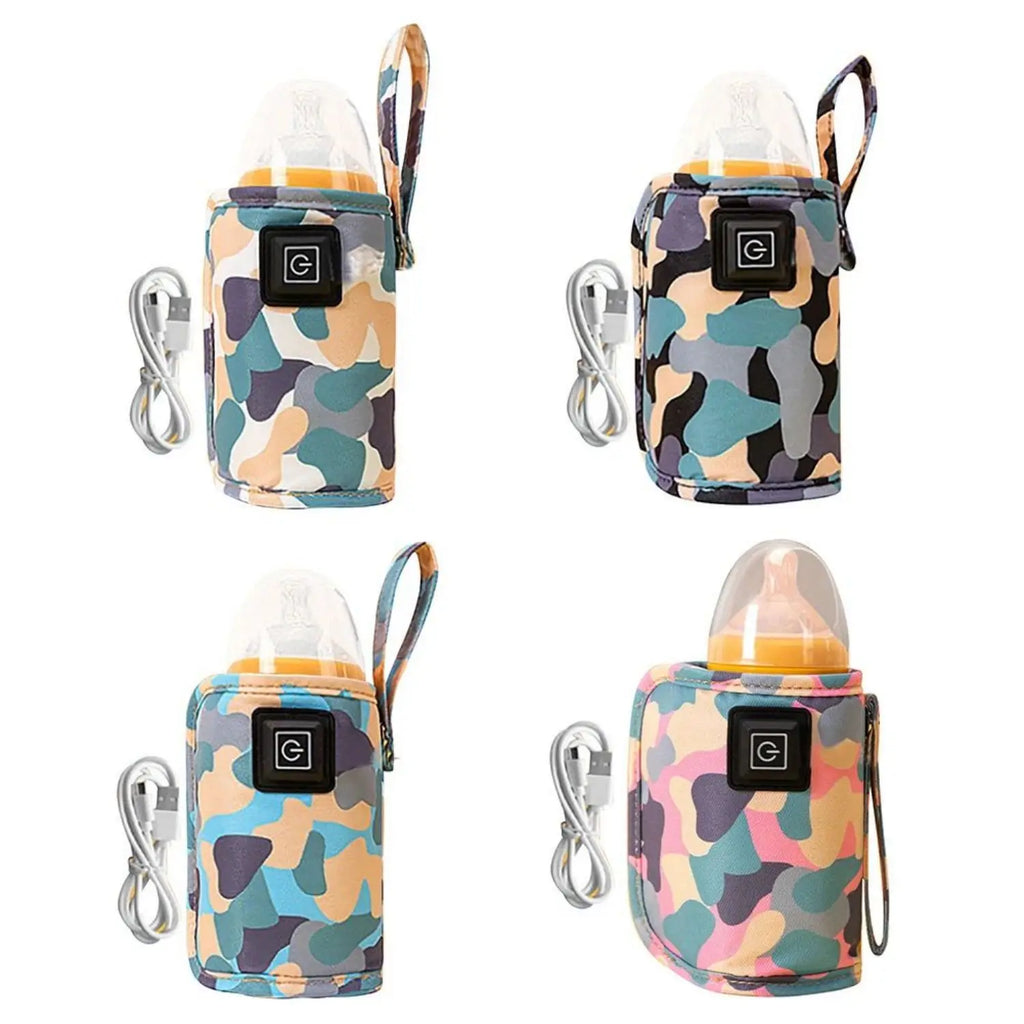 Baby Bottle Warmer 3-speed adjustment Baby Bottle Cup Warmer Car Portable USB Bottle Warmer Baby and Children Outdoor Travel