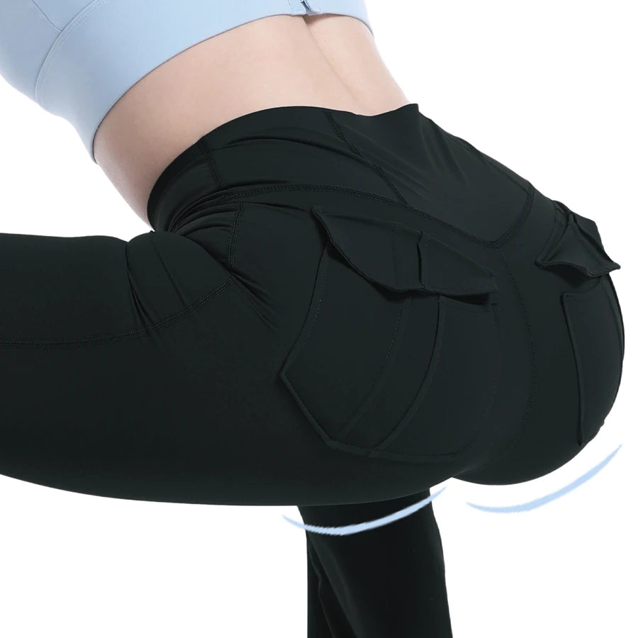 Women's High Waisted Flared Yoga Pants