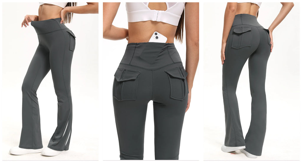 Women's High Waisted Flared Yoga Pants
