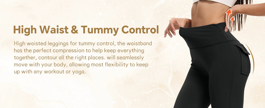 Women's High Waisted Flared Yoga Pants