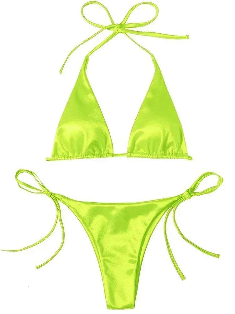 Women's Wrap Around Halter Bikini