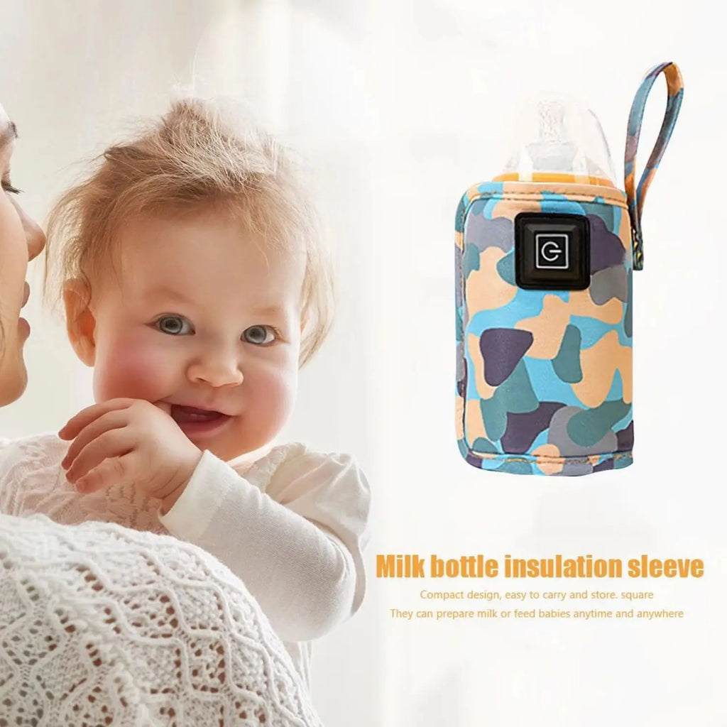 Baby Bottle Warmer 3-speed adjustment Baby Bottle Cup Warmer Car Portable USB Bottle Warmer Baby and Children Outdoor Travel