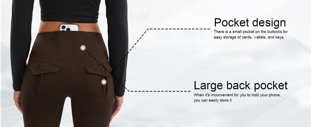Women's High Waisted Flared Yoga Pants