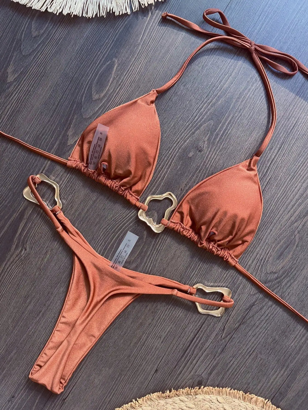 Halter Micro Bikini 2026 Women Swimsuit Solid Swimwear Thong Bikinis Set Brazilian Beach Wear Bathing Suit Biquini Female