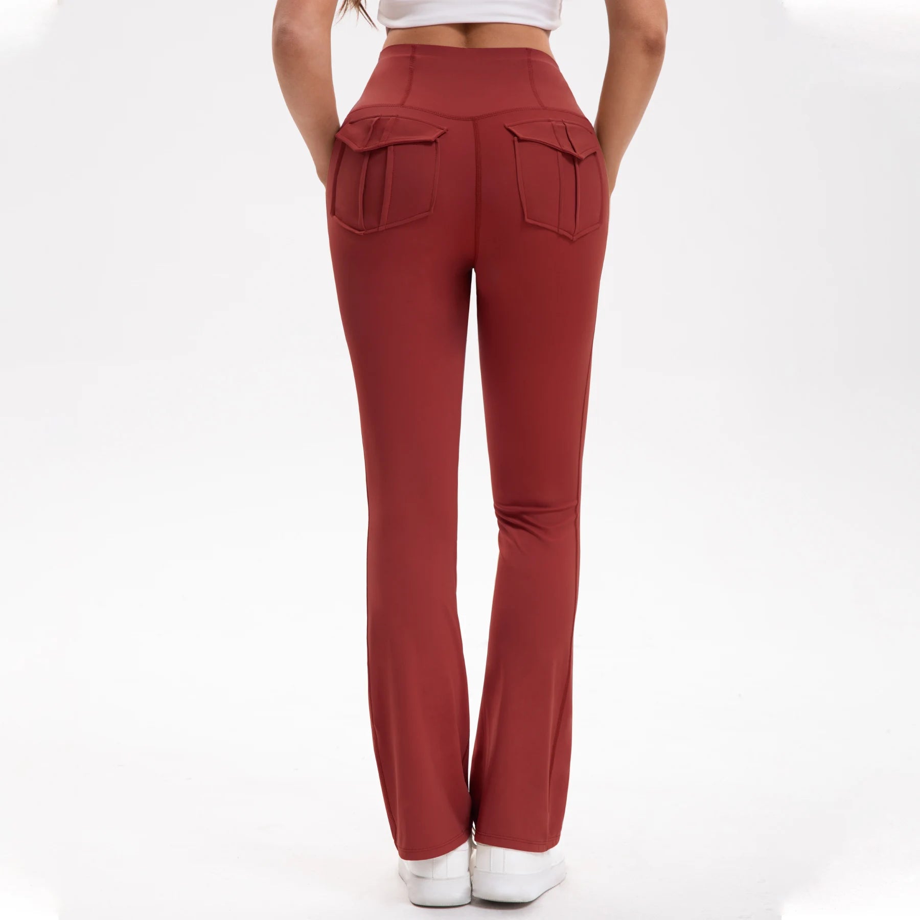 Women's High Waisted Flared Yoga Pants