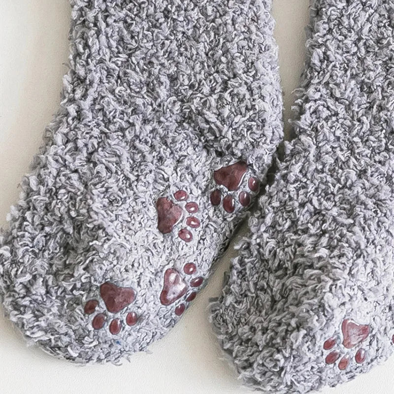 Winter Thick Newborn Socks Coral Fleece Warm Kids Leg Warmers Girls Boys Toddler Soft Baby Autumn Anti-slip Children Plus Stuff